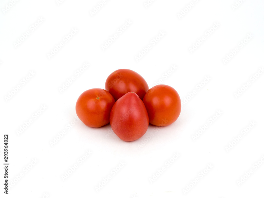 Tomatoes on a white background Tomatoes on a white background