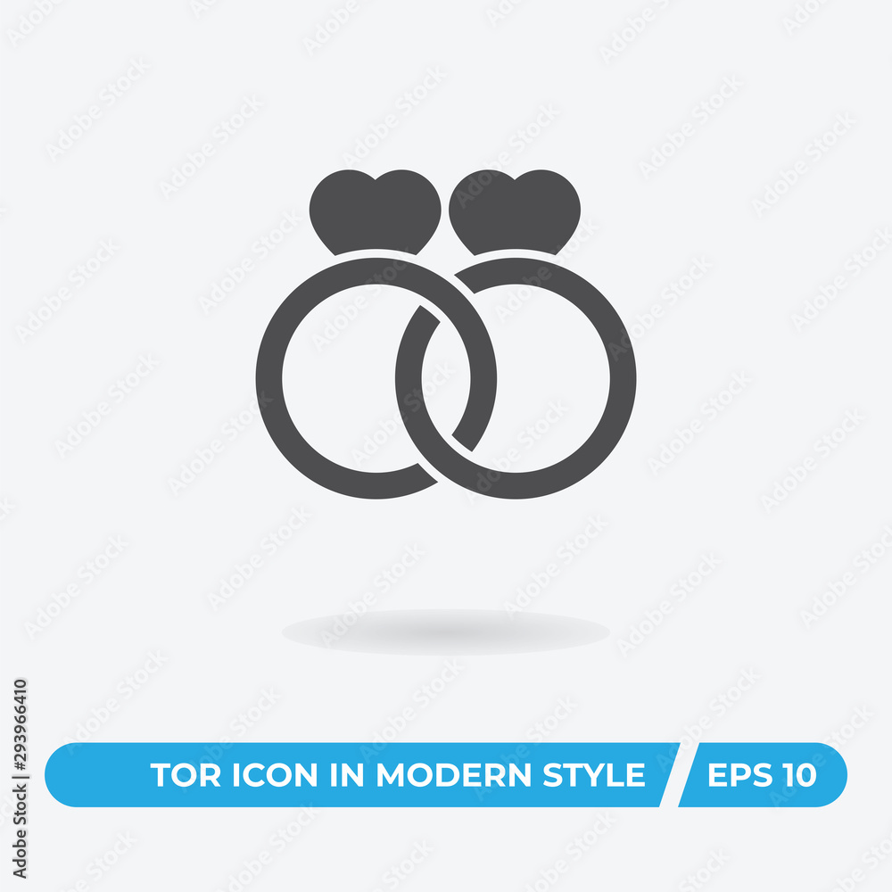 Rings vector icon, simple sign for web site and mobile app. Rings vector icon, simple sign for web site and mobile app.