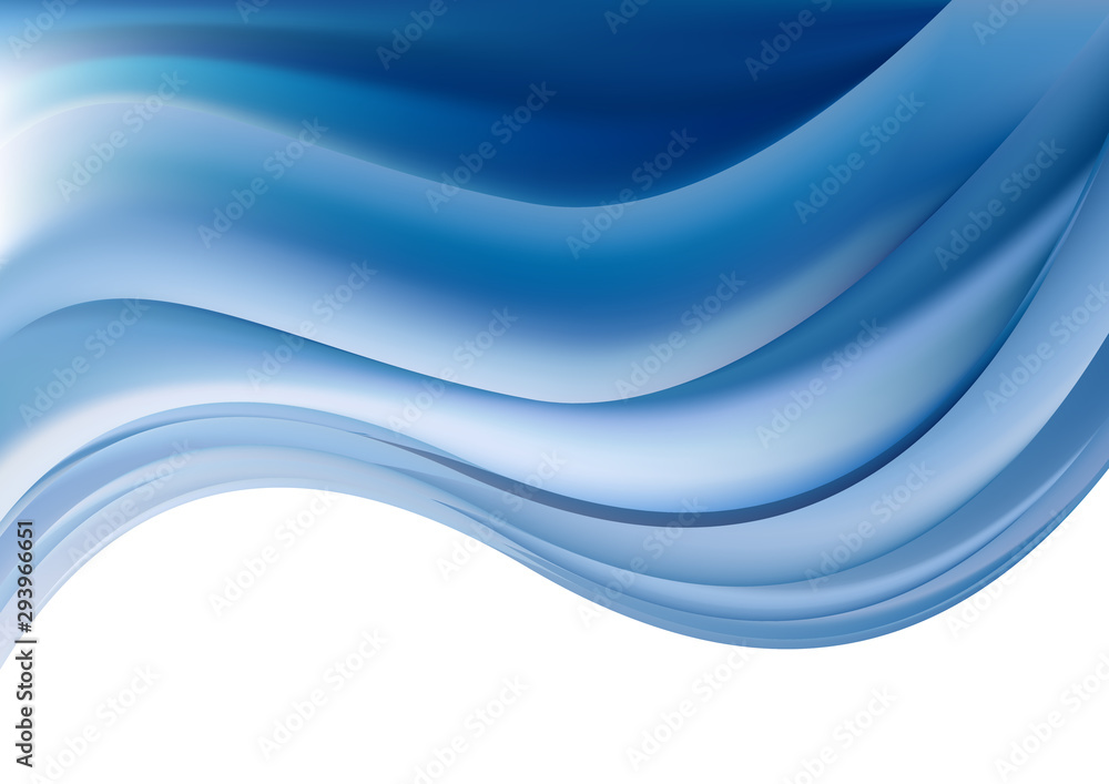 Naklejka premium Blue abstract creative background design