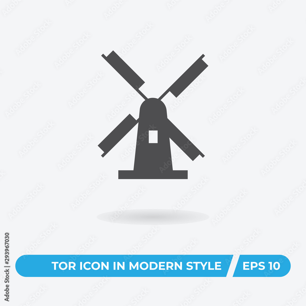 Netherlands windmill vector icon, simple sign for web site and mobile app. Netherlands windmill vector icon, simple sign for web site and mobile app.