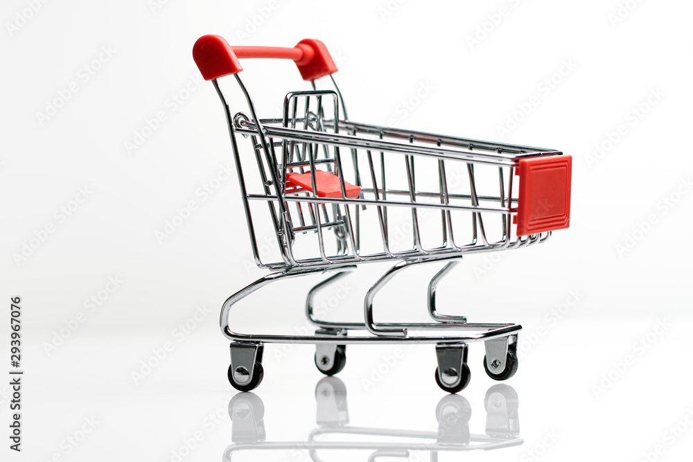 Shopping Cart. On a white background