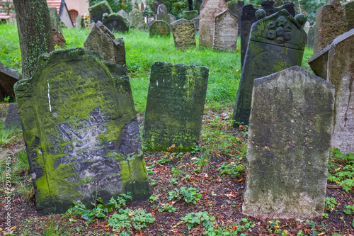 Photography Old Jewish Cemetery, Prague