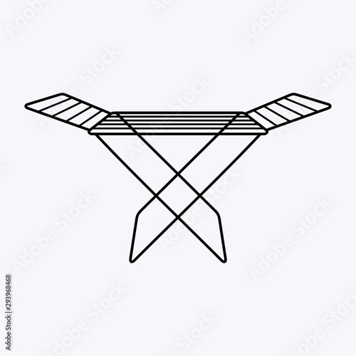 Folding collapsible clothes drying rack