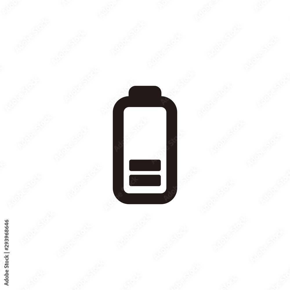 Battery icon symbol vector Battery icon symbol vector