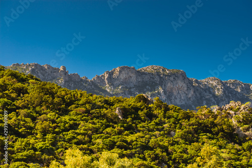 Greek Taygetus mountains