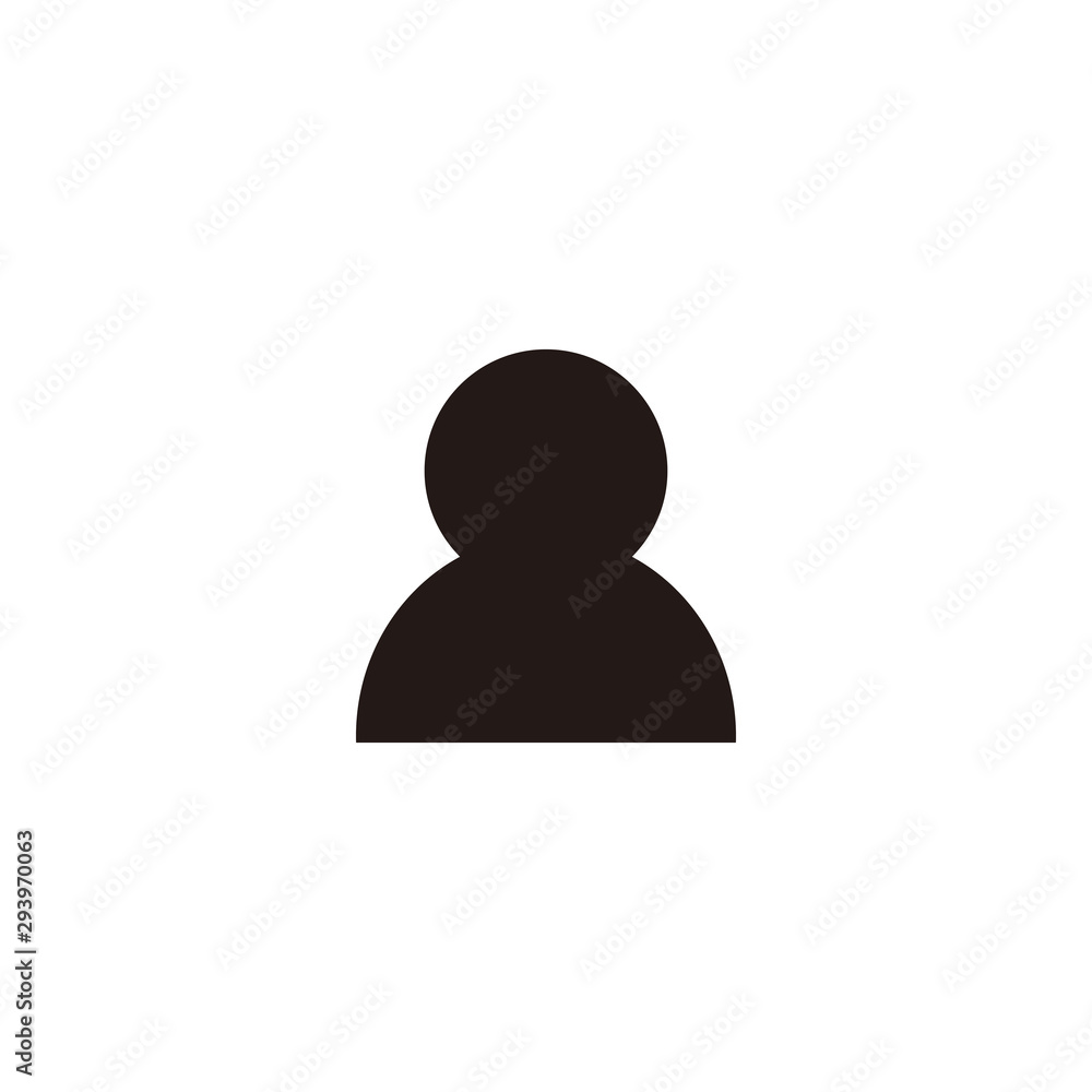 User account icon symbol vector User account icon symbol vector