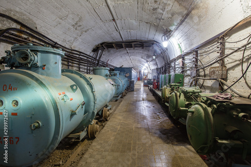 electric room in underground mine