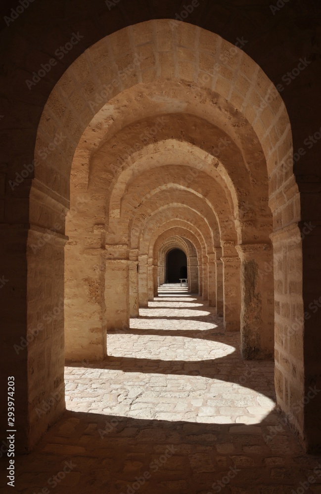 Arch light in mosque medieval