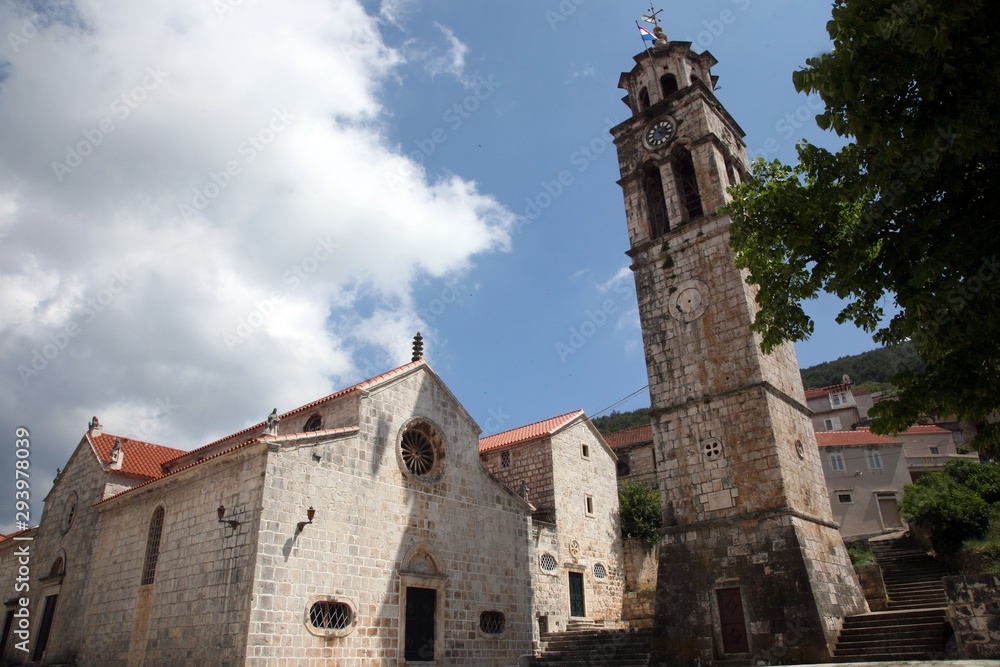 Church of All Saints in Blato, Croatia 
