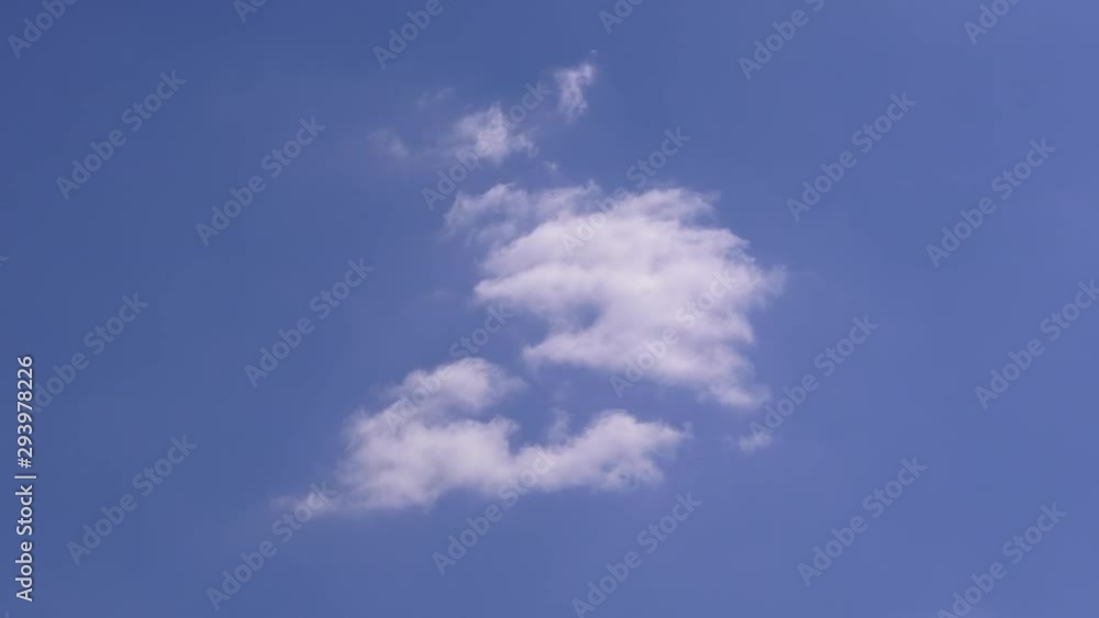 Cloudscape background, white clouds on the blue sky, timelapse Cloudscape background, white clouds on the blue sky, timelapse