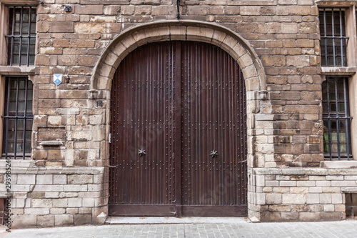 Wallpaper Mural Vintage gate, Antwerp, Belgium, 2019. Torontodigital.ca