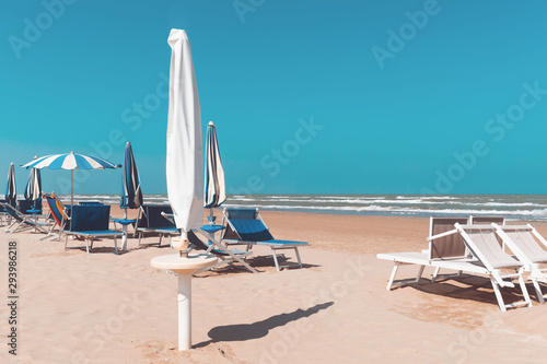  Beach in late summer, adriatic sea © Allusioni