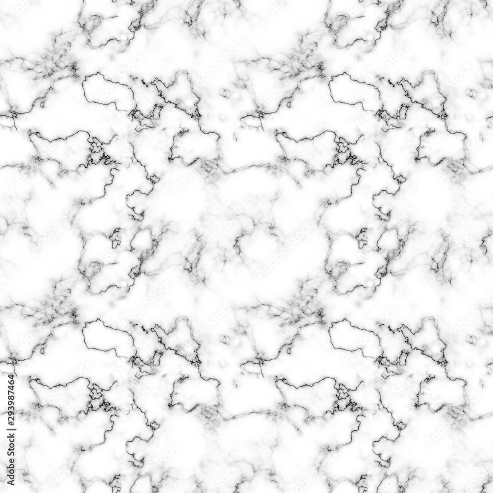 Abstract white marble seamless pattern.
