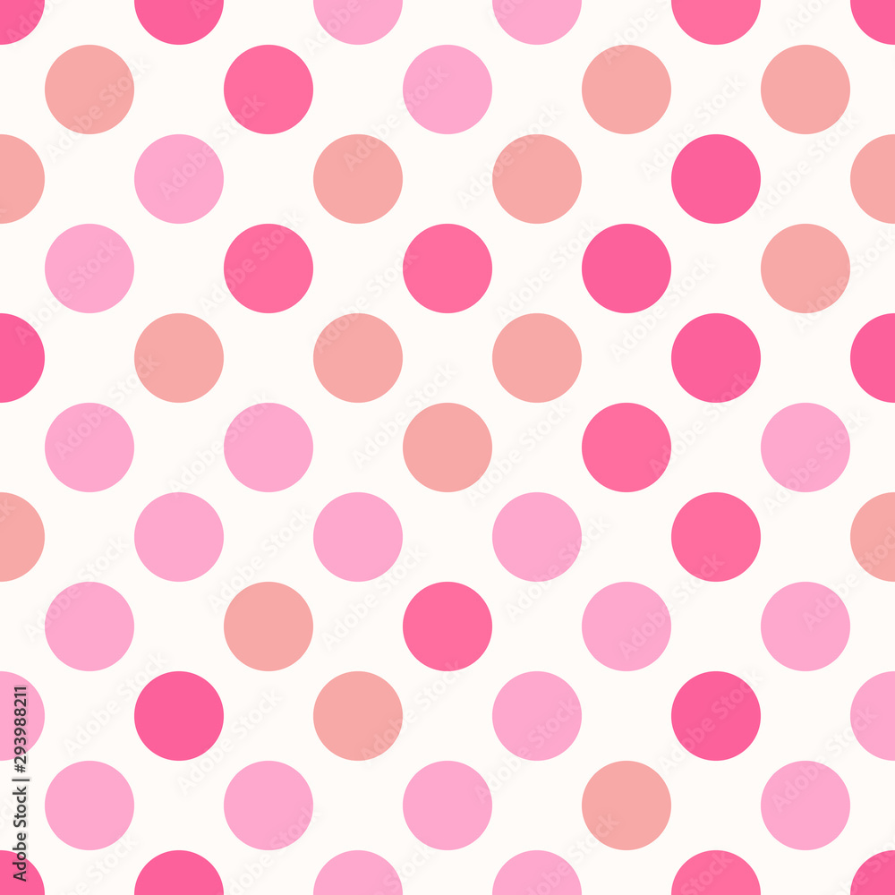 Pastel polka dot seamless, pattern background, vector. Pastel polka dot seamless, pattern background, vector.