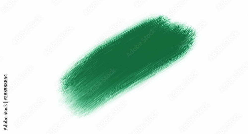 Green banner watercolor background for your design, watercolor background concept, vector.