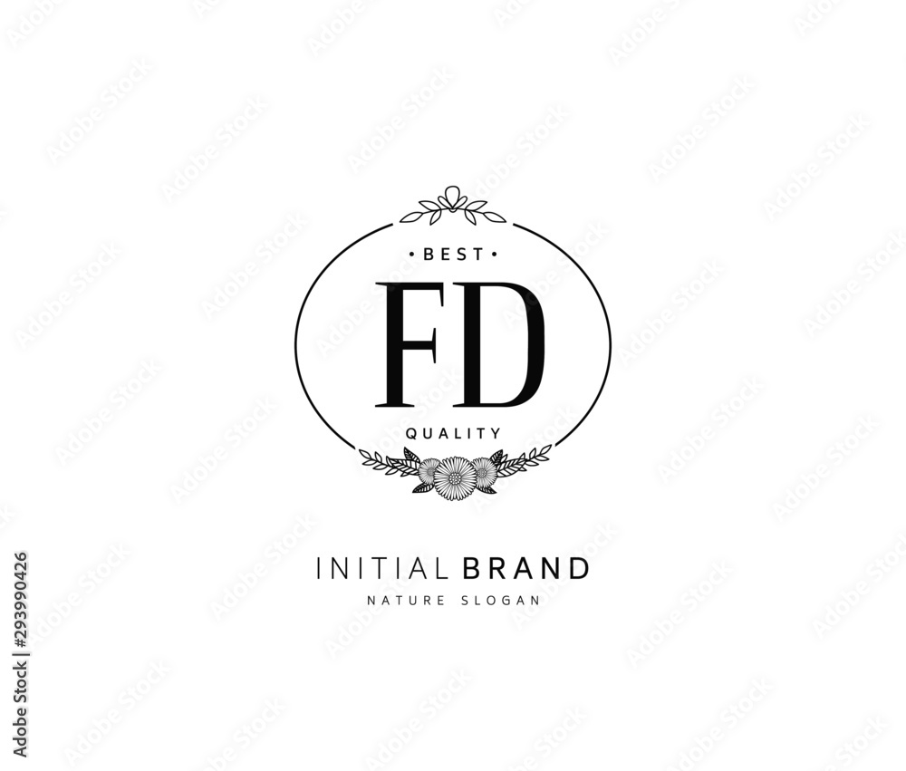 F D FD Beauty vector initial logo, handwriting logo of initial signature, wedding, fashion, jewerly, boutique, floral and botanical with creative template for any company or business. F D FD Beauty vector initial logo, handwriting logo of initial signature, wedding, fashion, jewerly, boutique, floral and botanical with creative template for any company or business.