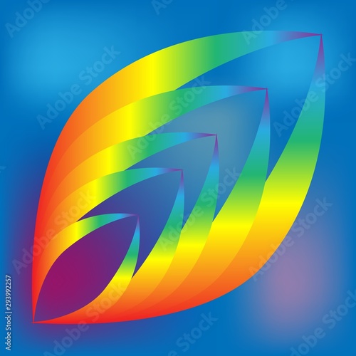 Abstract color tecnology modern background. Fashion graphic design rainbows. Modern stylish abstract texture. Colorful template for prints, textile, wrapping, banner, etc. Vector illustration.