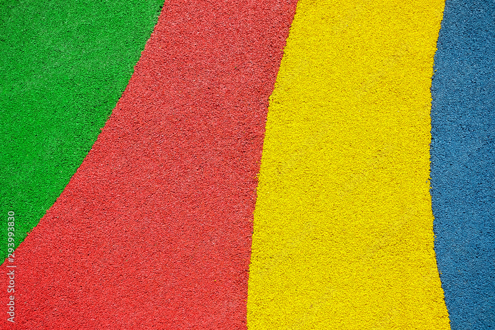 Texture of color rubber floor on playground. EPDM Safety Surfacing