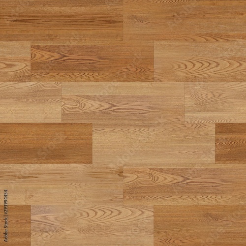 Seamless wood parquet texture linear light brown