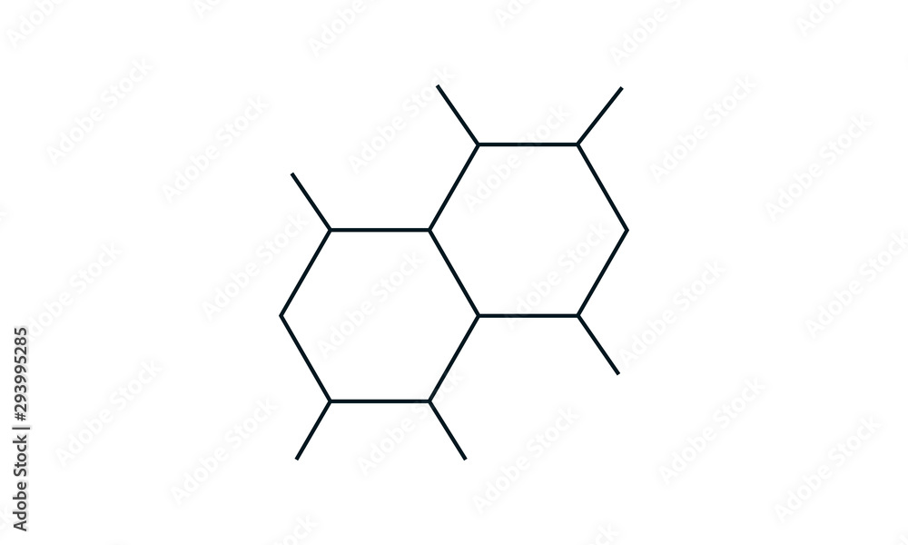 Molecule icon for chemistry and scientific concepts Molecule icon for chemistry and scientific concepts