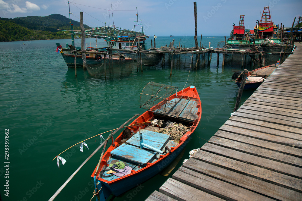 Thai fishing boats