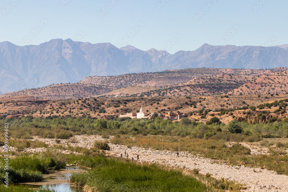 view of the Atlas mountains