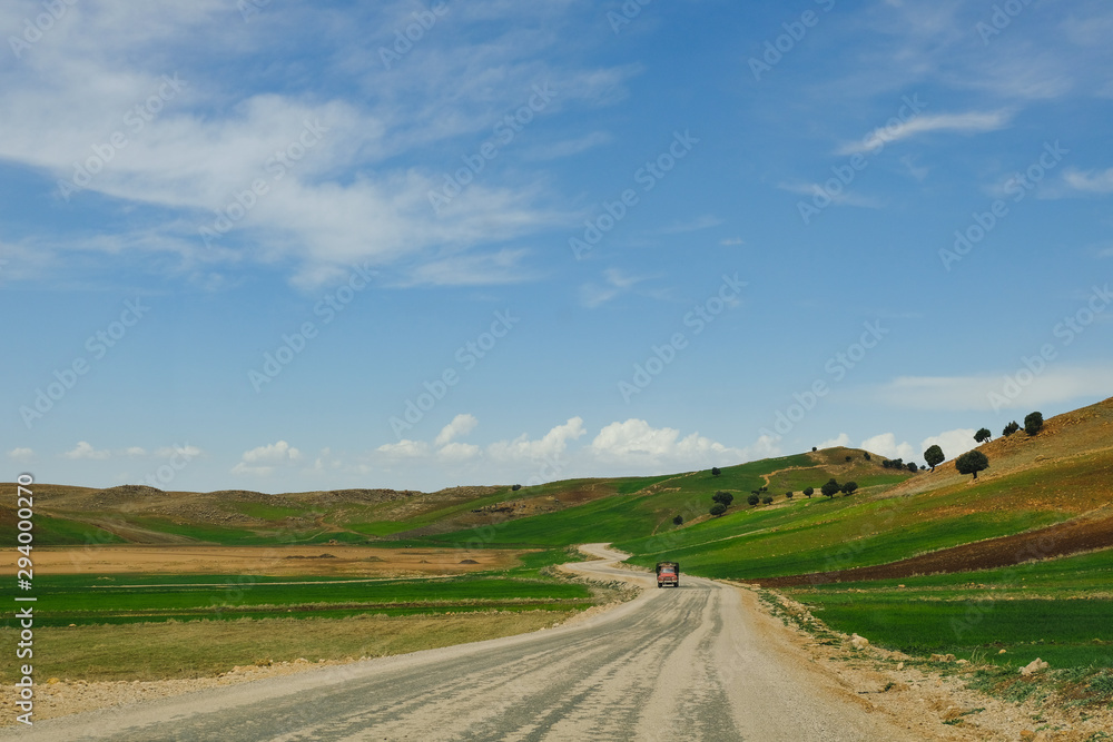 Morocco is green like in the lord of the rings