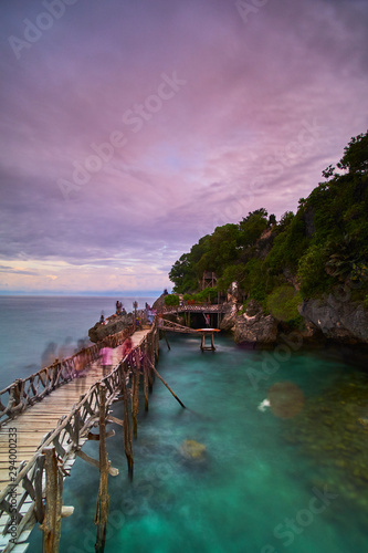 Bridge at apparalang cliffs photo