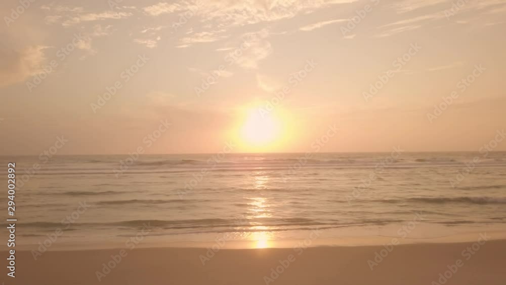 Aerial view of beach and sand dunes at sunset in Murtosa, Aveiro - Portugal. Aerial view. Aerial view of beach and sand dunes at sunset in Murtosa, Aveiro - Portugal. Aerial view.