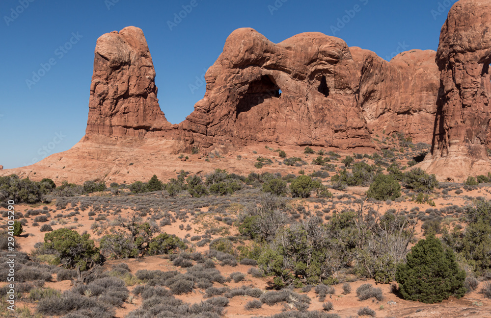 Fototapeta premium Arches and monoliths in Arches Nationnal Park