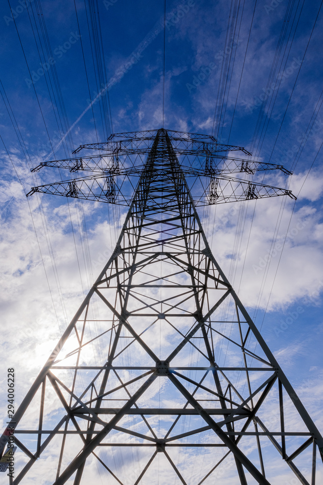 electricity pylon electricity pylon