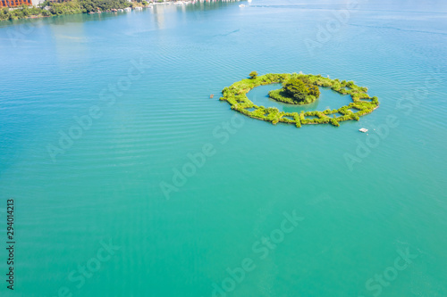 aerial view of Lalu island