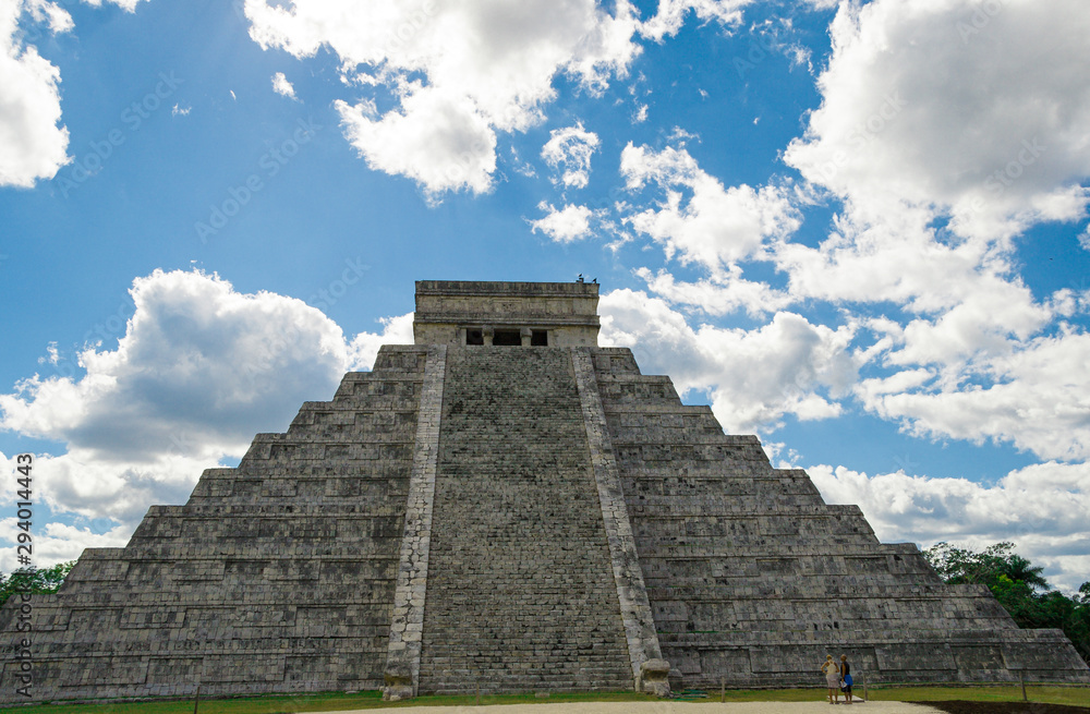 Mayan pyramid of Kukulcan El Castillo. Chichen-Itza, Mexico. Mayan pyramid of Kukulcan El Castillo. Chichen-Itza, Mexico.