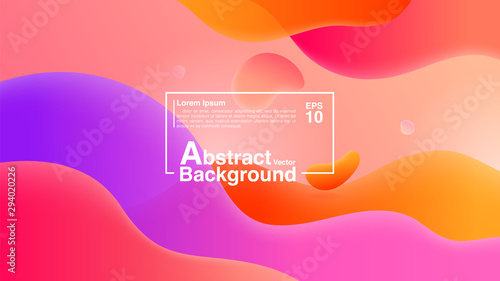 Background Abstract From Fluid Shapes Composition Concept. Lava Lamp Modern Background Abstract. Vector EPS 10