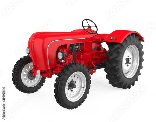 Agriculture Tractor Isolated