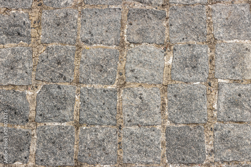 Old stone pavement