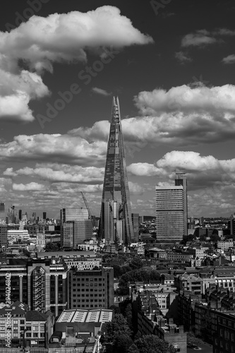 black and white modern building in the city of London