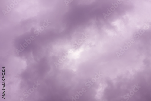 dense clouds of dull pink