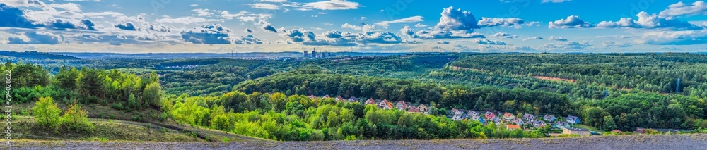 Φωτογραφία France Paysage Lorraine vue panoramique de la Site des carrières de Freyming-Mer