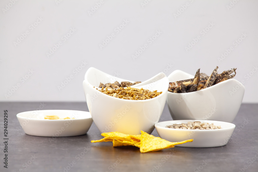 Ready to eat insects
