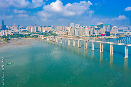 Beautiful scenery in Zhanjiang Bay, Guangdong Province