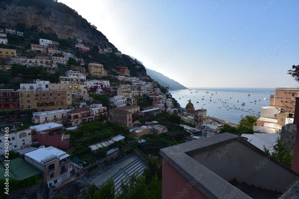 Hillside Homes Looking over the ocean view positano itali amalfi coast