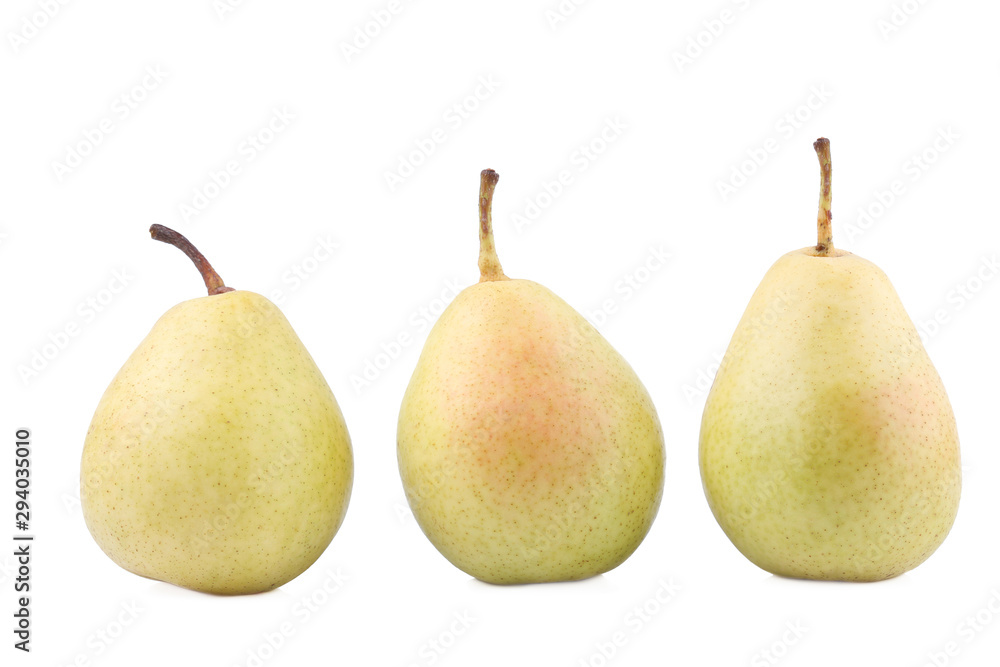 Three pears isolated on white Three pears isolated on white