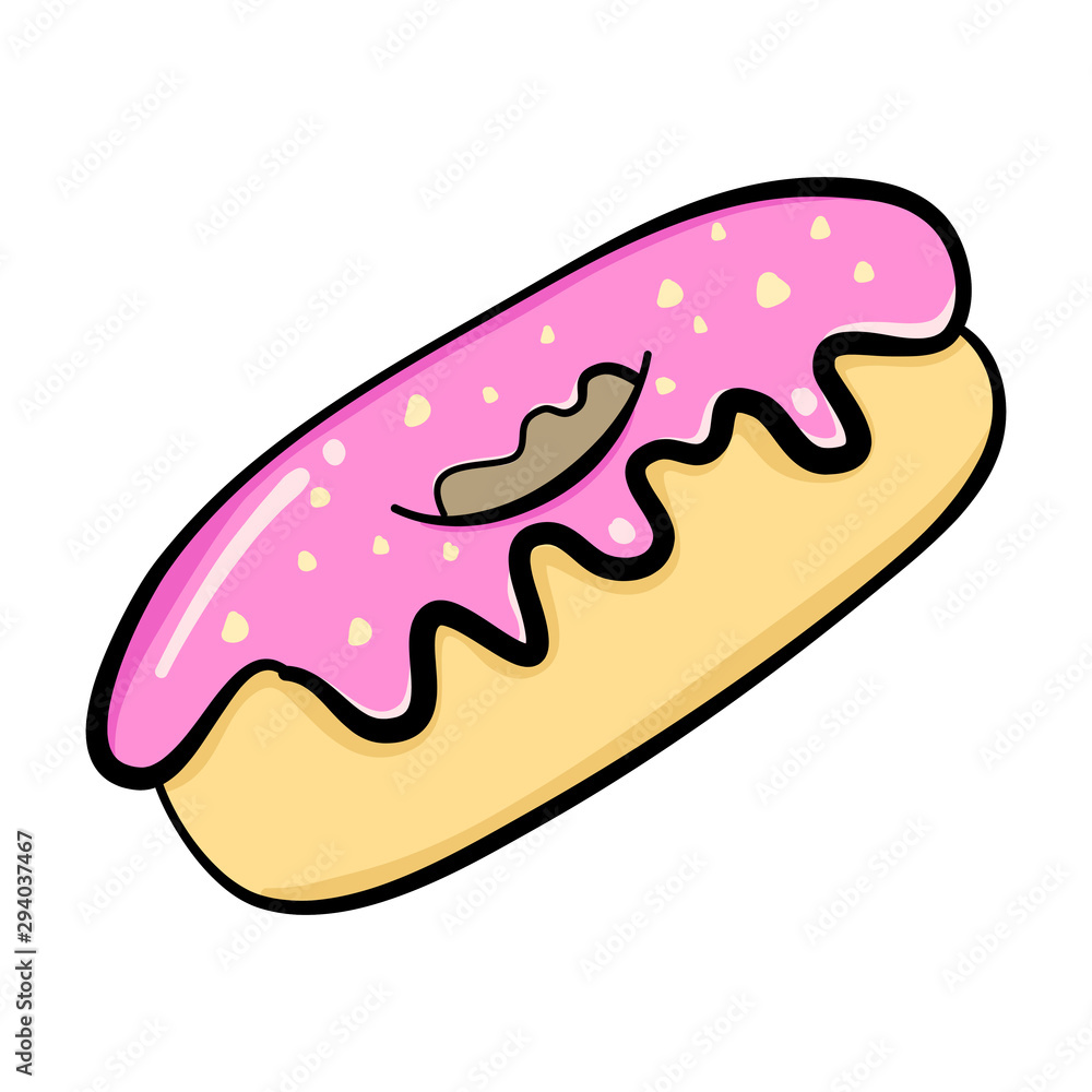 Donut icon vector isolated on white background. Donut glaze collection. Sweet sugar icing donuts. Donut icon vector isolated on white background. Donut glaze collection. Sweet sugar icing donuts.