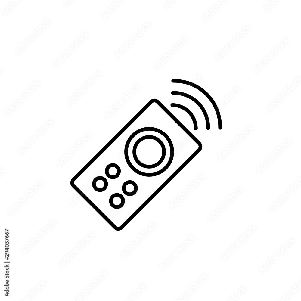 Remote control isolated minimal icon. game line vector icon for websites and mobile minimalistic flat design. Remote control isolated minimal icon. game line vector icon for websites and mobile minimalistic flat design.