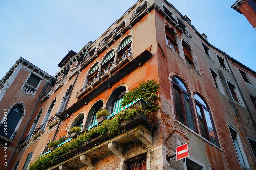view of building venice italy