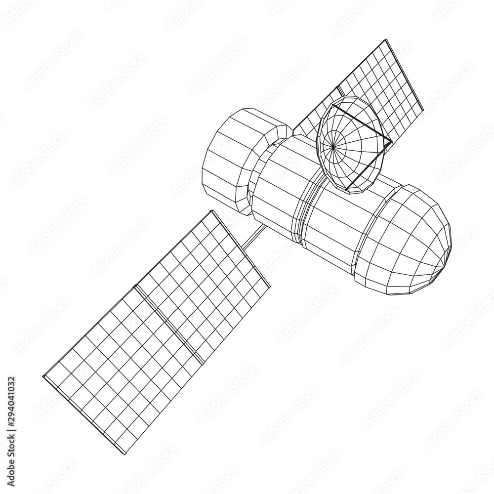 Space station communications satellite Space station communications satellite
