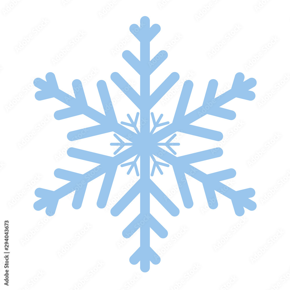 Snowflake Icon Blue | Ice Crystal Winter Symbol | Christmas Logo | Xmas Sign Snowflake Icon Blue | Ice Crystal Winter Symbol | Christmas Logo | Xmas Sign
