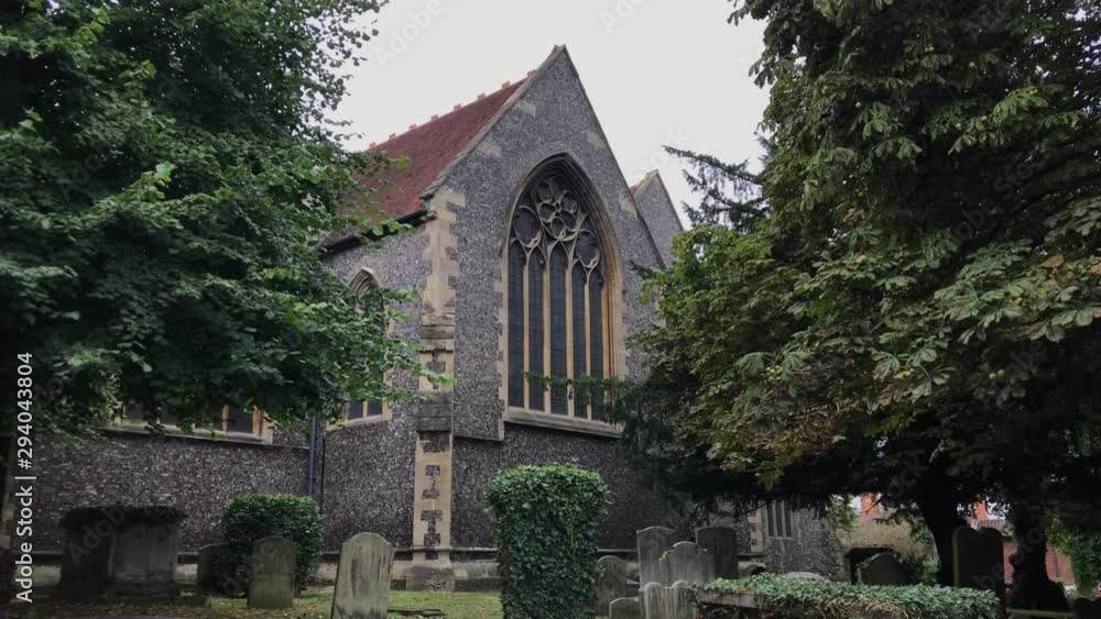 Typical traditional church in England Typical traditional church in England