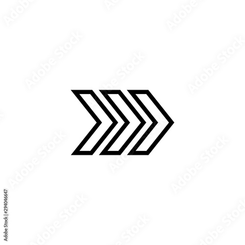 arrow icon vector trendy flat design